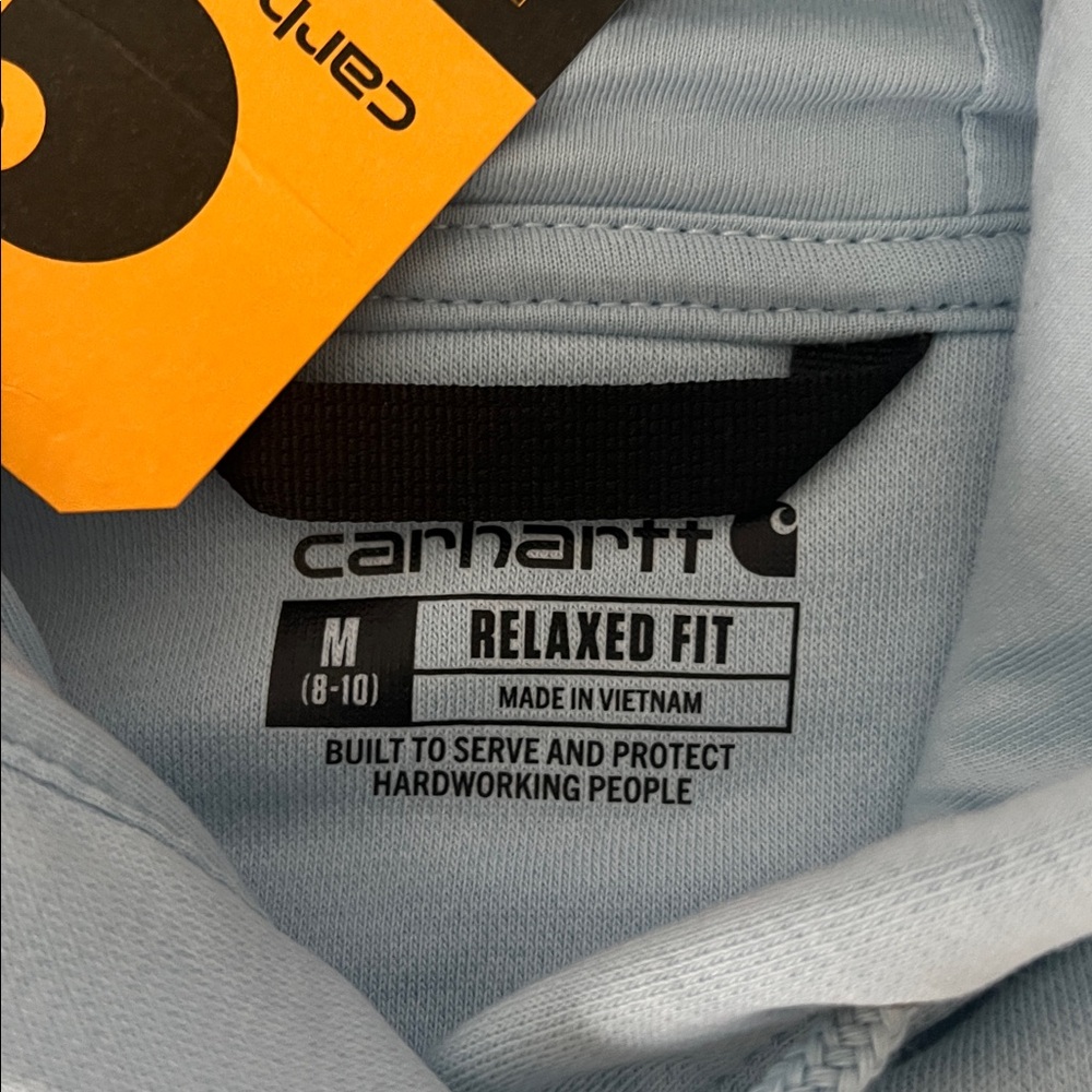 Carhartt TS0288-W Women's Relaxed Fit Midweight Logo Sleeve Graphic Sweatshirt - Picture 5 of 8